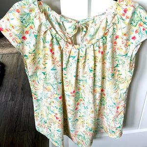 Lauren Conrad floral blouse Women’s XL